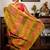 multicolor hand woven linen zari work all seasons sarees