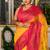 yellow woven linen zari work all seasons sarees