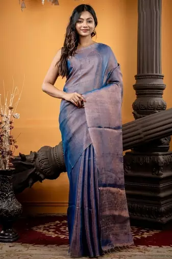 multicolor hand woven linen bengal handloom all seasons sarees