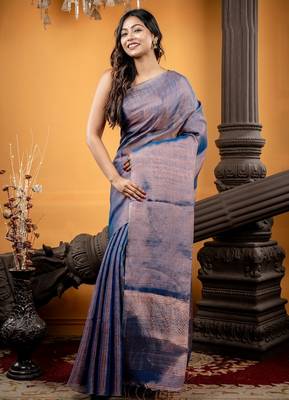 multicolor hand woven linen bengal handloom all seasons sarees 3