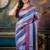 multicolor hand woven linen bengal handloom all seasons sarees