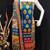 Firozi chinon printed ethnic ceremonial suit
