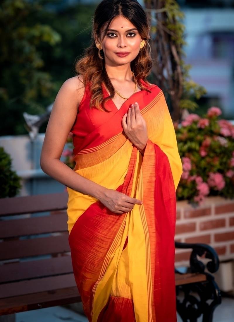 multicolor hand woven cotton zari work all seasons sarees