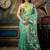 green hand woven silk blend cotton zari work all seasons sarees