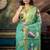 green hand woven silk blend cotton zari work all seasons sarees