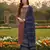 Coffee shimmer jacquard ethnic Readymade suit