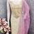 Off white simmer jacquard embroidered partywear Readymade suit