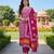 Pink gajji silk ethnic Readymade suit