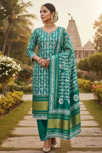 Rama gajji silk ethnic Readymade suit