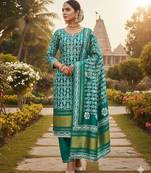 Rama gajji silk ethnic Readymade suit
