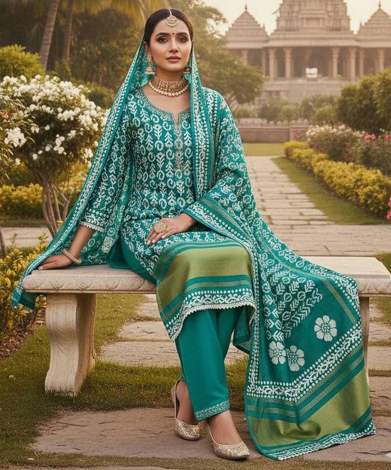 Rama gajji silk ethnic Readymade suit