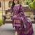 Purple gajji silk ethnic Readymade suit