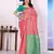 pink color art silk fabric woven designer traditional rich saree