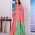 pink color art silk fabric woven designer traditional rich saree