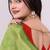 green color art silk fabric woven designer traditional rich saree