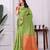 green color art silk fabric woven designer traditional rich saree
