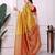 yellow color art silk fabric woven designer traditional rich saree