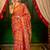 red woven faux silk blend blend kantha work all seasons sarees