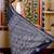 blue woven silk blend kantha work all seasons sarees