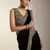 Black Color Plain With Embroidery And Sequins Work Viscose Velvet Saree