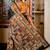 black woven silk blend kantha work all seasons sarees