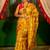 yellow hand woven tussar kantha work all seasons sarees