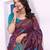 purple color festive special traditional art silk woven designer saree