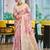 pink color cotton silk blend fabric woven designer ceremonial saree