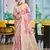 pink color cotton silk blend fabric woven designer ceremonial saree