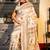 beige hand woven tussar kantha work all seasons sarees
