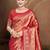 maroon color kanjivaram silk blend fabric woven designer graceful partywear saree
