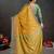 mustard color beautiful woven jacquard designer art silk saree