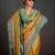 mustard color beautiful woven jacquard designer art silk saree