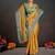 mustard color beautiful woven jacquard designer art silk saree