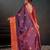 purple color beautiful woven jacquard designer art silk saree
