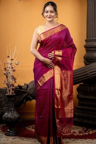 multicolor hand woven cotton zari work all seasons sarees