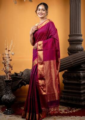 multicolor hand woven cotton zari work all seasons sarees 3