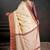 off white color beautiful woven jacquard designer art silk saree