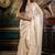 white hand woven silk blend cotton zari work all seasons sarees