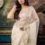 white hand woven silk blend cotton zari work all seasons sarees