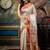 multicolor hand woven linen zari work all seasons sarees