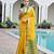 mustard color khadi raw silk blend blend fabric woven meena rich pallu border designer beautiful saree