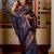 grey hand woven linen zari work all seasons sarees