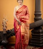 multicolor hand woven silk blend cotton zari work all seasons sarees