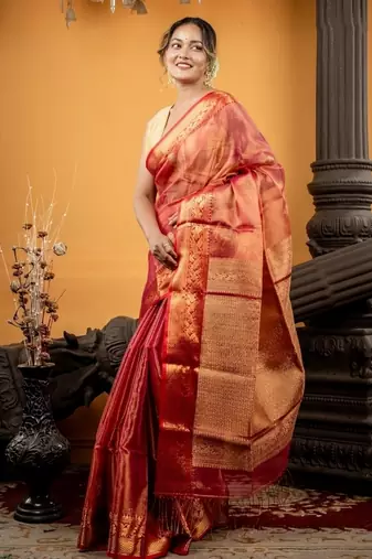 multicolor hand woven silk blend cotton zari work all seasons sarees