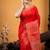 red hand woven matka silk blend zari work all seasons sarees
