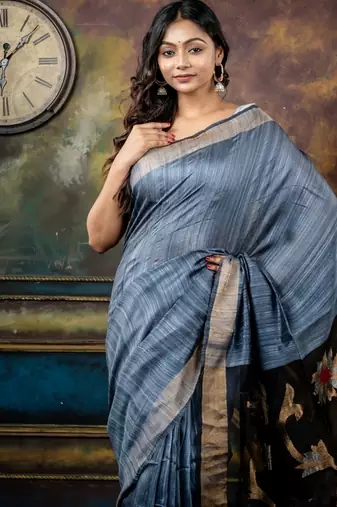multicolor hand woven silk blend zari work all seasons sarees