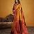 maroon color beautiful art silk fabric woven jacquard designer saree