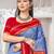 blue color art silk blended woven designer ethnic partywear saree
