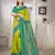 olive green color art silk blended woven designer ethnic partywear saree